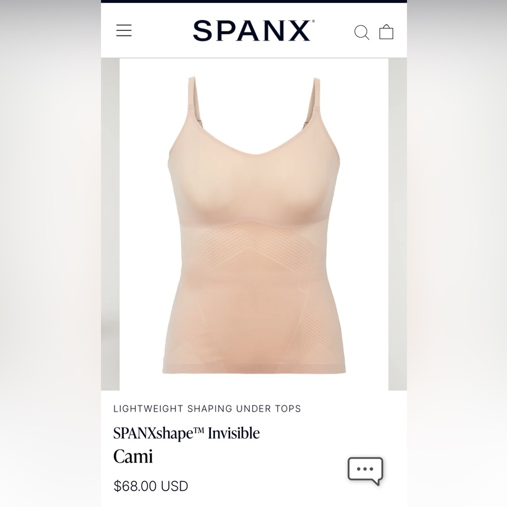 SPANXshape invisible cami